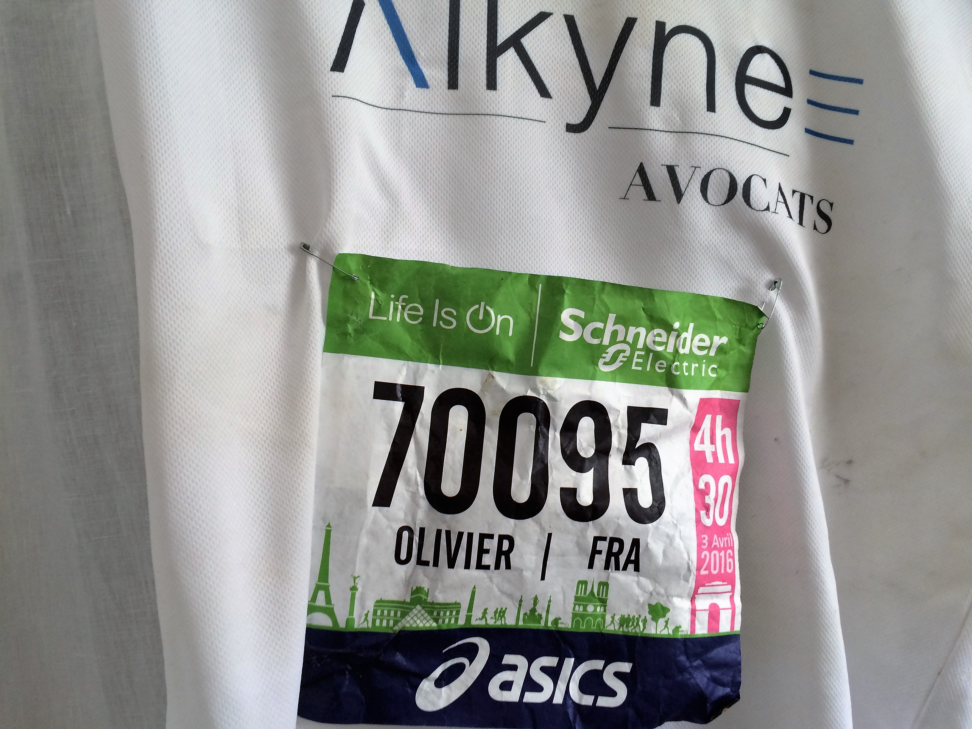 Marathon de Paris 2016 : le cabinet Alkyne au départ... mais aussi à l'arrivée ! - Alkyne Avocats